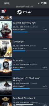 Steam učet na prodej - 2