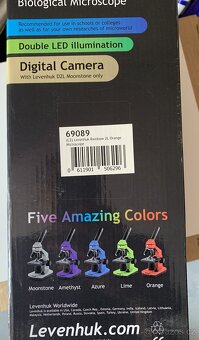 Levenhuk Rainbow 2L Orange – mikroskop s experimentální sado - 2
