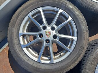 Porsche Cayenne - Originání alu kola 18" Zimní pneu - 2