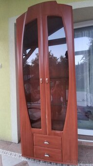 Prosklená vitrína se skleněnými fochy - 2