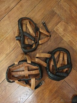 Retro kožená cyklistická helma - 2