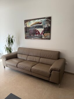 Italská kožená sedačka - 2