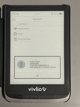 Čtečka knih Vivlio Touch HD Plus 16GB + obal - 2