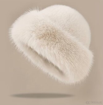 Zimní čepice z umělé kožešiny - 2