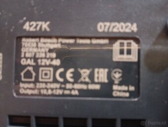 Bosch nabíječka GAL 12V 40 nová - 2