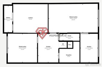 PRODEJ - byt 3+1 v Ústí nad Orlicí - 2