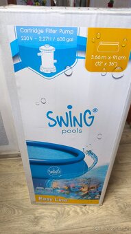 Bazén nafukovací SWING Splash 3,66x0,91m s filtrací - 2