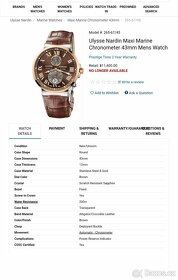 Ulysse Nardin model Maxi Marine Chronometer originál hodinky - 2