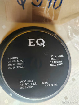 2ks Repro 165mm-6,5" středo-basový 4ohm - 60W RMS - 2
