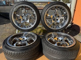 Alu kola 5x100 r16 Schmidt Space + letní pneu 215/40/16 - 2