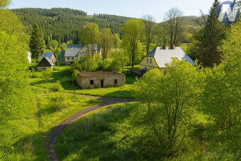 Prodej stavební parcely, 676 m2, Vimperk - Korkusova Huť - 2