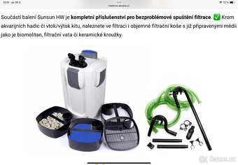 Vnější filtr na 90-300l - 2