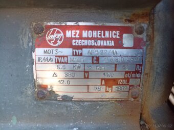 elektromotor 5,5 kw /1460 otáček - 2