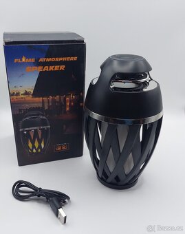 Bluetooth Reproduktor v plamenném designu s LED (nepoužité) - 2