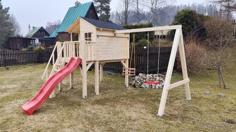 Domeček pro děti dřevěný Middle s dovozem ČR i SR - 2
