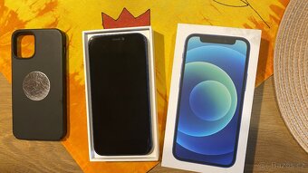 iPhone 12mini 128gb modrý, 100% baterie, top stav - 2