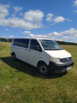 VW transportér T5 long 1.9 TDI 63kw 9mist - 2
