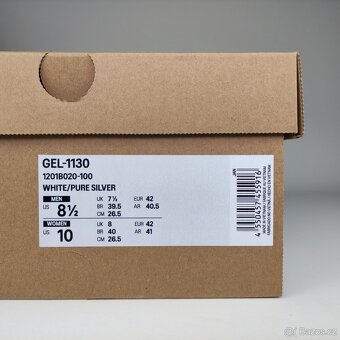 ASICS Gel-1130 White Pure Silver 37, 38, 39, 40, 42 - 2