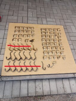 Mosazné kliky,kličky,kličky na okna,oliva,půloliva-2. - 2