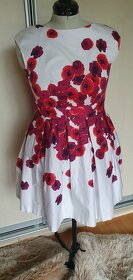 Closet šaty vel. L s květy (vlčí máky) - 2