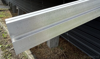 Hliníkový profil vyztužený, 80 x 40 mm, délka 440 cm - 2