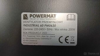 Průmyslový ventilátor Powermat Industrial-60, PM0630 - 2