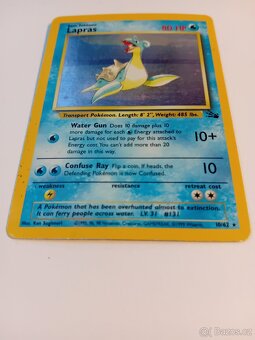 Pokémon TCG – Lapras Holo (Fossil 1995) – LP stav, originál - 2