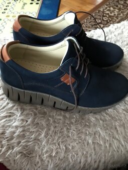 Dámské kožené polobotky - 2