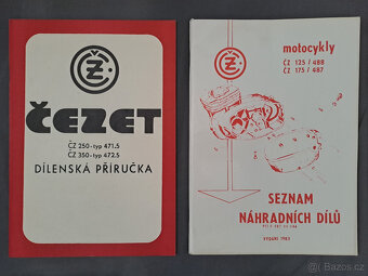 Jawa, ČZ, MZ, BSA - katalogy ND, servisní příručky, manuály - 2