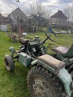 Malotraktor domácí výroby - 2