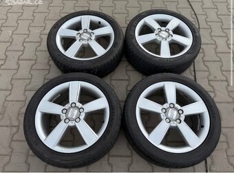 4x al kola 5x112 17 + pneu letní 225/45 R17 - 2