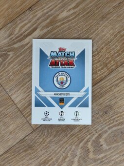 Football card of Rico Lewis Heritage edition Match Attax - 2