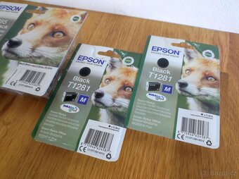 Originál EPSON T1285 + T1281 inkoustové náplně - nové - 2