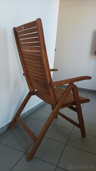 Zahradní dřevěná židle - 2