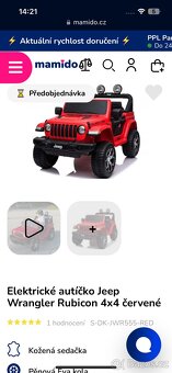 Elektrické autíčko Jeep 4x4 - 2