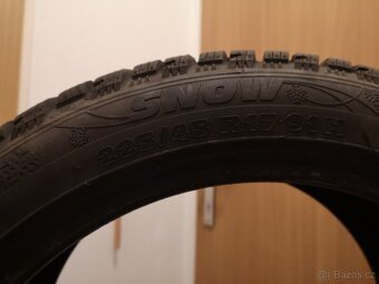 Zimní pneumatiky Kormoran 225/45 R17 – 7,8 mm vzorek, TOP st - 2