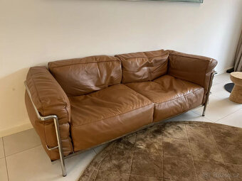 Dvoumístná pohovka Cassina LC3 originál - 2