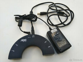 4x USB HUB AOC (S VLASTNÍM ZDROJEM) - 2