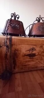 Ručně tepané měděné lustry - 2