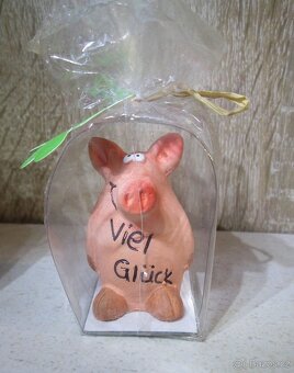 Figurky prasátek - 2 ks (nové) - 2