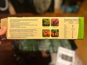 Vyhřívací podložka k urychlení klíčení semen - 2