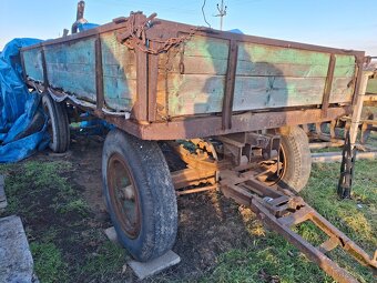 Vlečka za traktor 3,5t -sklopka- - 2