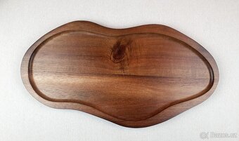 Dřevěný podnos mahagon. - 2