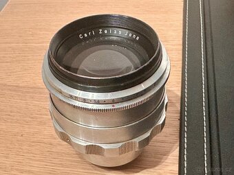 Carl Zeiss Jena Biotar 1,5/75 červené Téčko - 2