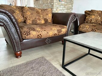 Rustikální trojdílná sedačka - 2