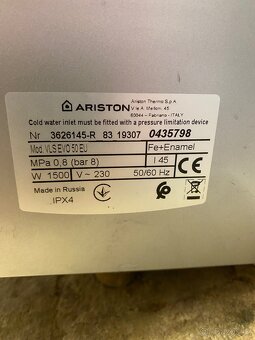 Prodám bojler Ariston 50L - 2