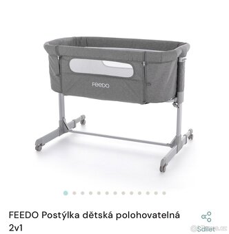FEEDO polohovatelná postýlka - 2