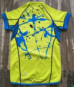 Dětský cyklistický dres Klimatex s krátkým rukávem vel. 146 - 2