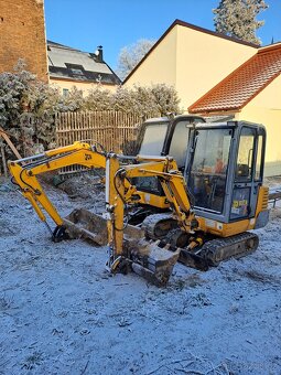 Výkopové práce minibagrem JCB Super 802 / 2,5t - 2