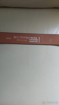 Kožený pásek zn.Beltissimo - 2